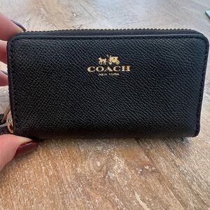 Coach Black Key & Card Holder
